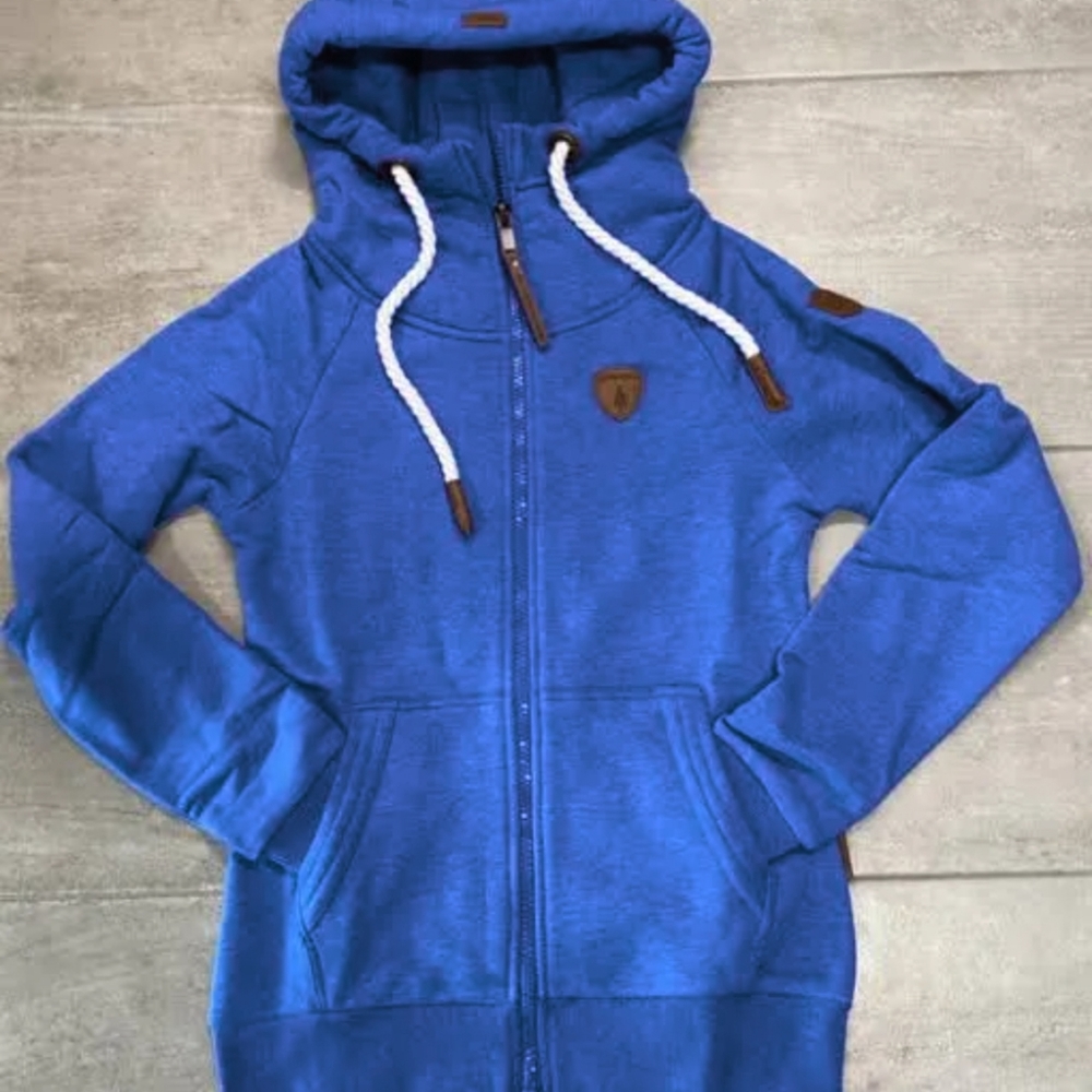 Wanakome strong blue zip hoodie